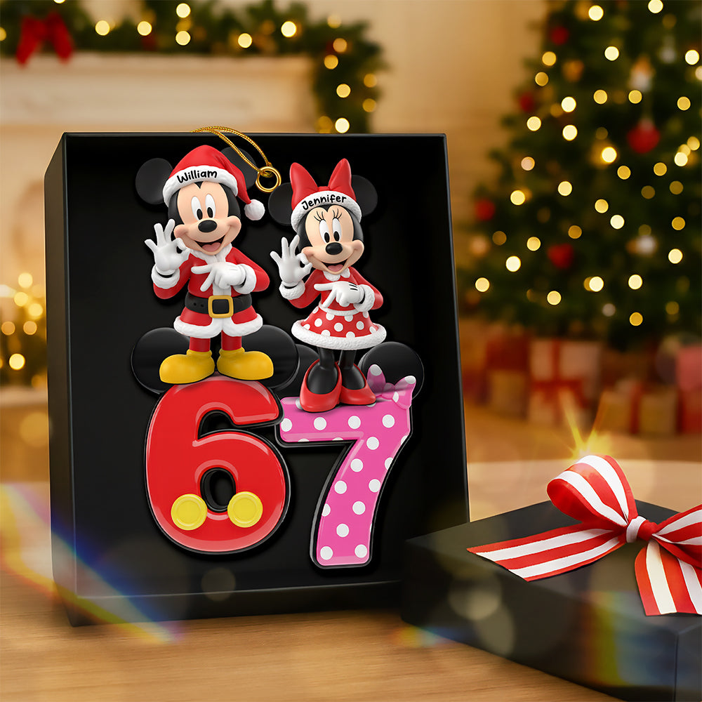 Funny Holiday Acrylic Ornament - Personalized Gifts For Couple 03naqn191125-Homacus