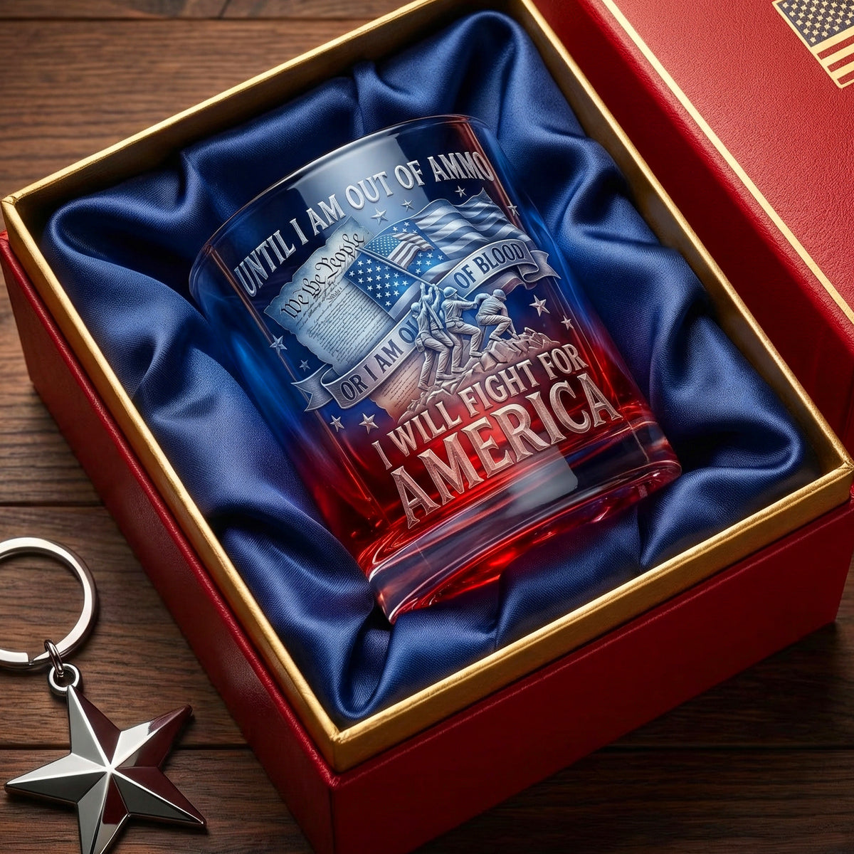 Freedom Round Glass - Gifts For Patriots 04PAQN200326-Homacus