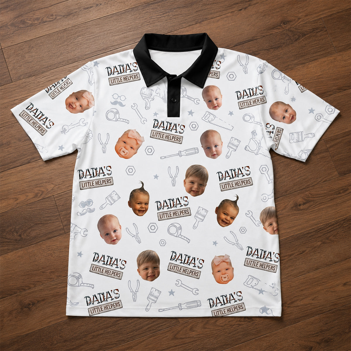 Custom Photo Handyman Dad Polo Shirt Gifts For Dads 03qhdh080526-Homacus