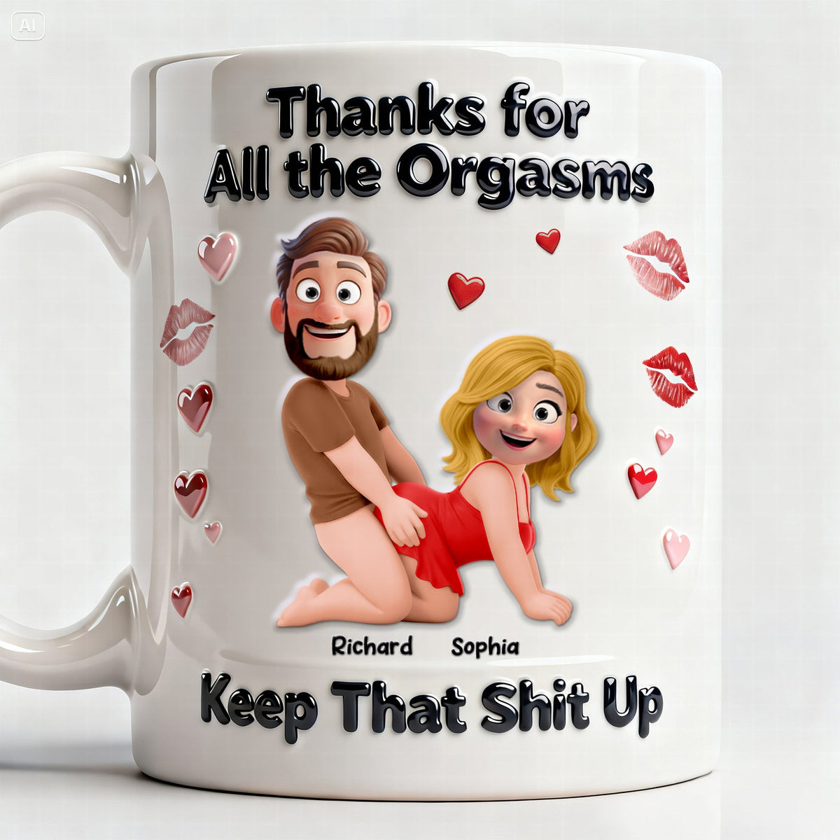 Naughty Couple Coffee Mug - Personalized Gifts For Couple 02naqn060126-Homacus