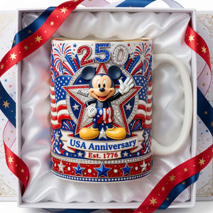 250th Anniversary USA Coffee Mug - Personalized Gifts For Patriots 01paqn220526-Homacus