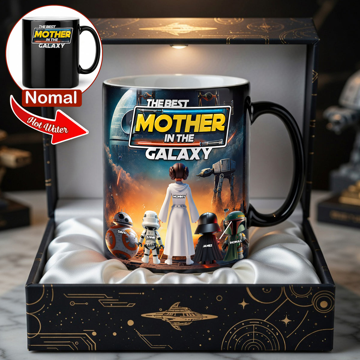 Cosmic Mom and Kids Magic Coffee Mug - Personalized Gifts For Mother 03ohlu030426-Homacus