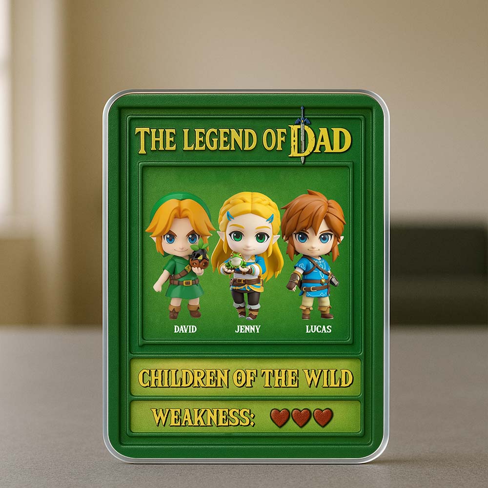 Gaming Legend Plaque Personalized Gifts For Dad 01natn100525-Homacus
