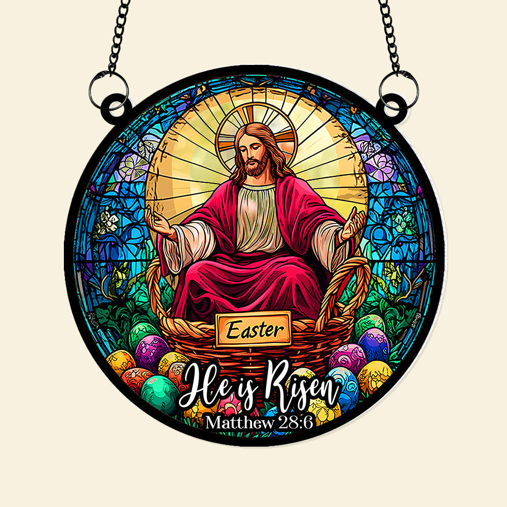 Jesus Easter's Day Gifts Suncatcher Ornament 02XQLU060125 Easter Gifts-Homacus