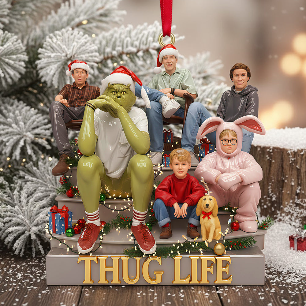 Funny Holiday Squad Ornament - Personalized Gift For Christmas 01OHTN031125-Homacus