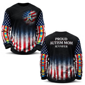 Proud Autism Parent - 250th Of The USA - Personalized Gifts 06toqn040226-Homacus