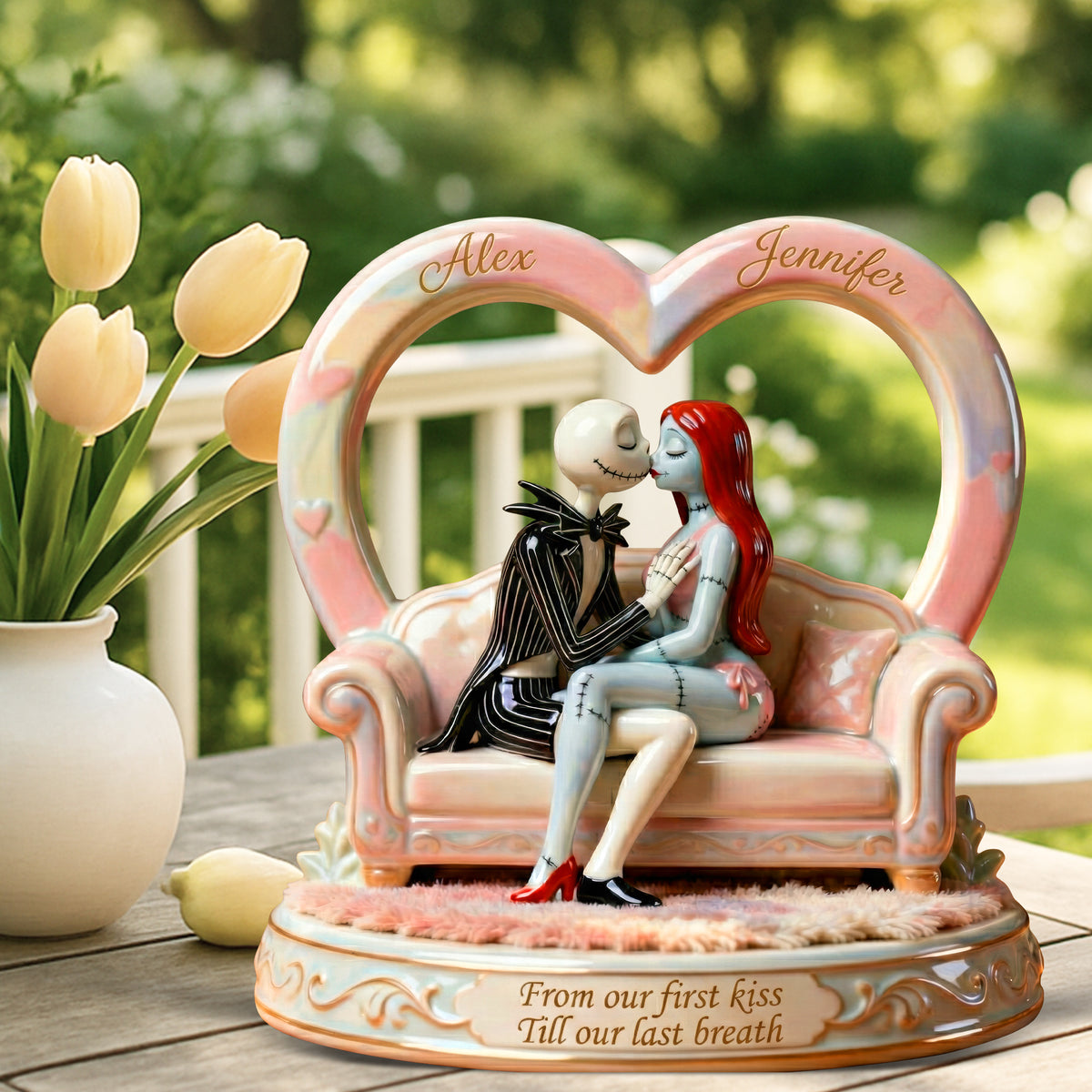 Spooky Couple Acrylic Plaque - Personalized Gifts For Couple 06tgqn271225-Homacus