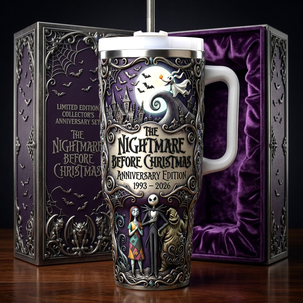 Spooky Anniversary Edition 40oz Tumbler - Gift For Movie Lovers 02nalu060326-Homacus