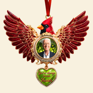 Cardinal Memorial Christmas Ornament – Custom Photo Gifts For Loved Ones In Heaven 02tgqn011025-Homacus