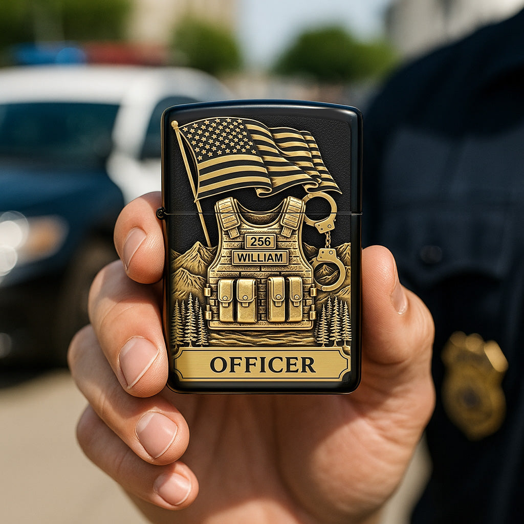 Police Lighter - Personalized Gift For Police Officer 04TOMG310725-Homacus