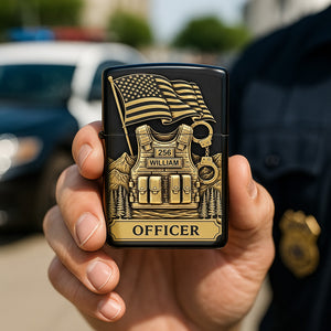 Police Lighter - Personalized Gift For Police Officer 04TOMG310725-Homacus