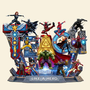 Hero Teacher Acrylic Plaque Personalized Gifts For Fans 03OHDT050625-Homacus