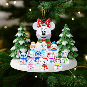 Cartoon Characters Christmas Ornament - Personalized Gifts For Grandma 05naqn040925-Homacus