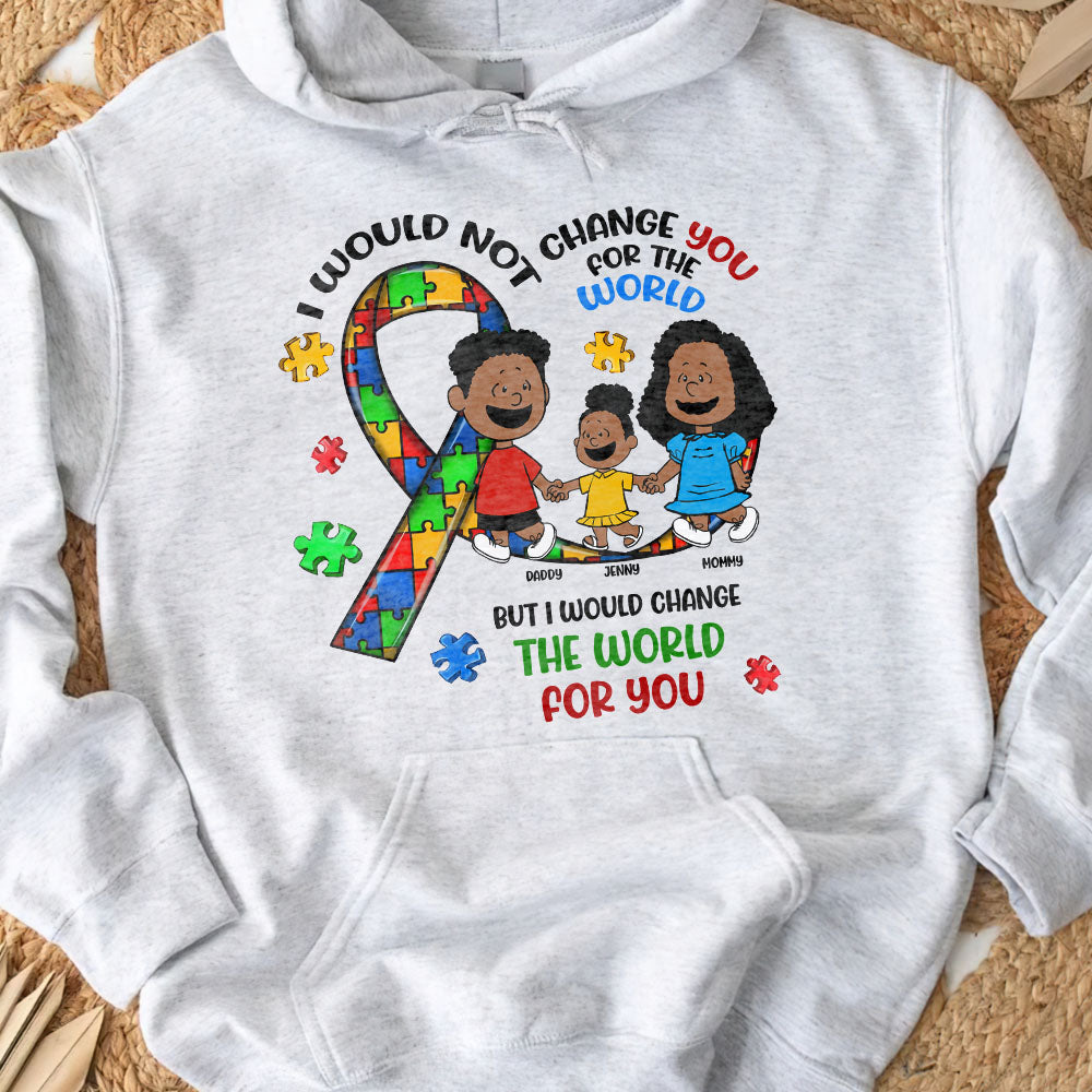 Personalized Gifts For Autism Kids Shirt Cartoon Kid 03TOMH190225HH-Homacus