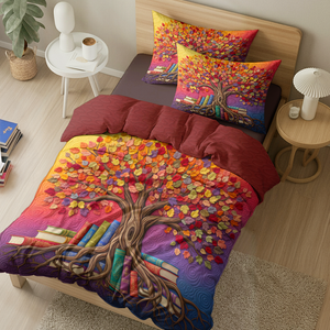 Reading Book Quilt Bed Set - Gifts For Book Lovers 07hupu040625-Homacus