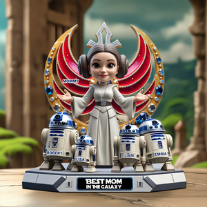 Personalized Gifts For Mom Acrylic Plaque, Best Mom In The Galaxy 03XQPU160425-Homacus