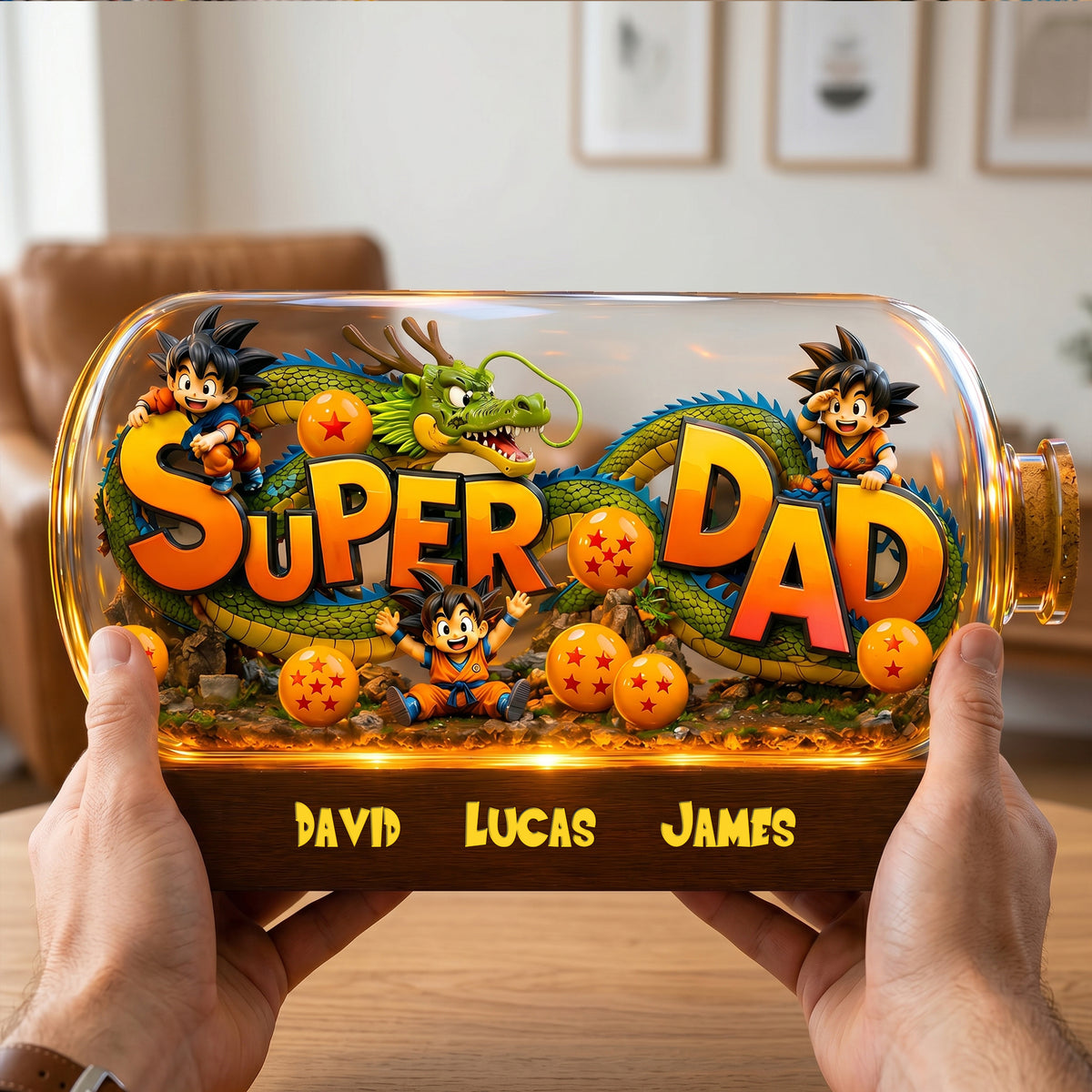 Legendary Dad Acrylic Plaque - Personalized Gifts For Dads 01TOTN290426-Homacus