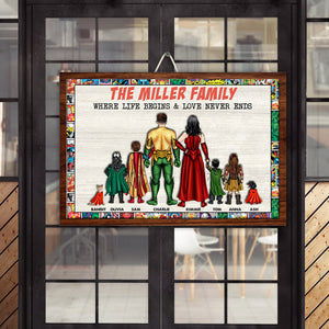 Personalized Gifts For Family Wood Sign 07NALH150223TM-Homacus