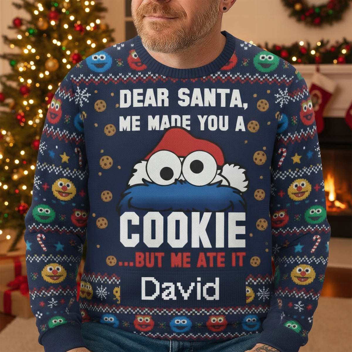 Dear Santa Funny Ugly Sweater – Personalized Christmas Gifts 02kiqn171125-Homacus