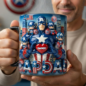 Shadow Hero Dad Magic Coffee Mug - Personalized Gifts For Dads 04OHLU160426-Homacus