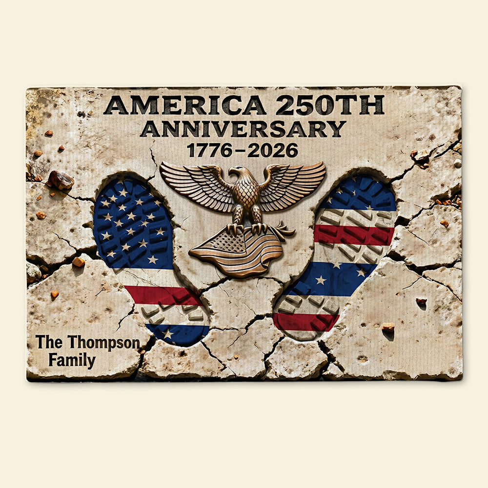 America 250th Anniversary Doormat - Personalized Gifts 05tgqn120226-Homacus