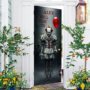 Horror Character Door Cover - Personalized Gifts For Horror Lovers 02pgta200825-Homacus