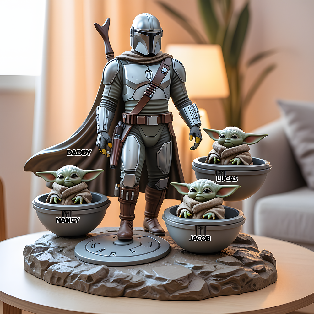 Personalized Gifts For Dad Plaque, Best Dad In The Galaxy-Homacus