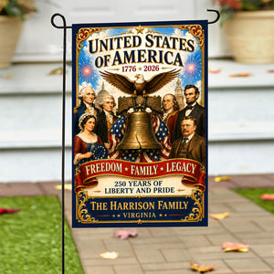 250 Years Of Pride Garden Flag - Personalized Patriotic Gifts 05TYQN270526-Homacus
