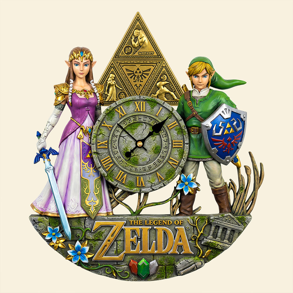 Legendary Hanging Wall Clock Personalized Gifts For Couple 04HUDT241225-Homacus