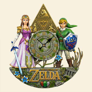 Legendary Hanging Wall Clock Personalized Gifts For Couple 04HUDT241225-Homacus