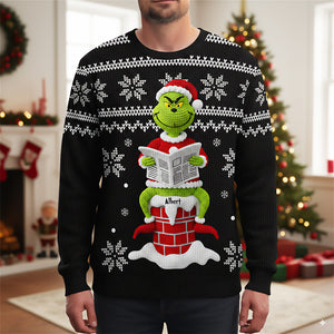 Funny Holiday Ugly Sweater – Personalized Christmas Gift for Movie Lovers 01naqn080925-Homacus