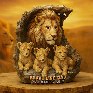 Brave Like Dad – Custom Christmas Gift For The Strongest Father 05xqqn010425-Homacus