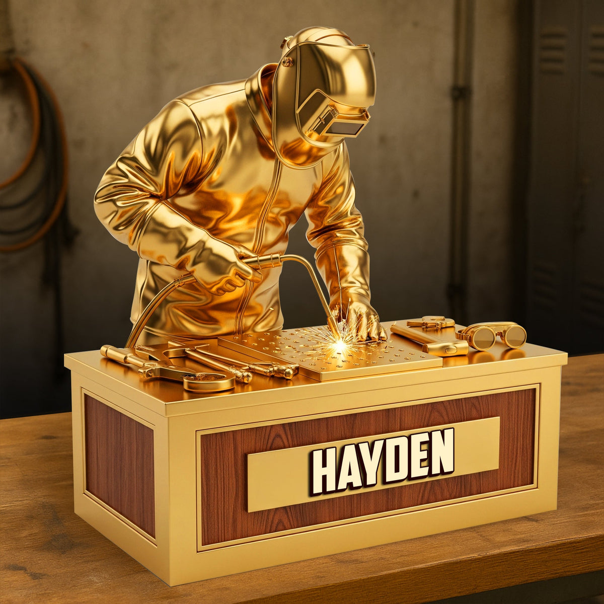 Proud Skilled Welder Acrylic Plaque - Personalized Gifts For Welders 02OHLU140725-Homacus