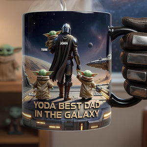 The Best Warrior Dad Magic Mug - Personalized Gifts For Dads 02nadt300426-Homacus