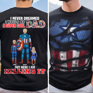 Super Dad Shirt - Personalized Gifts For Shirt 02hutn170525pa-Homacus