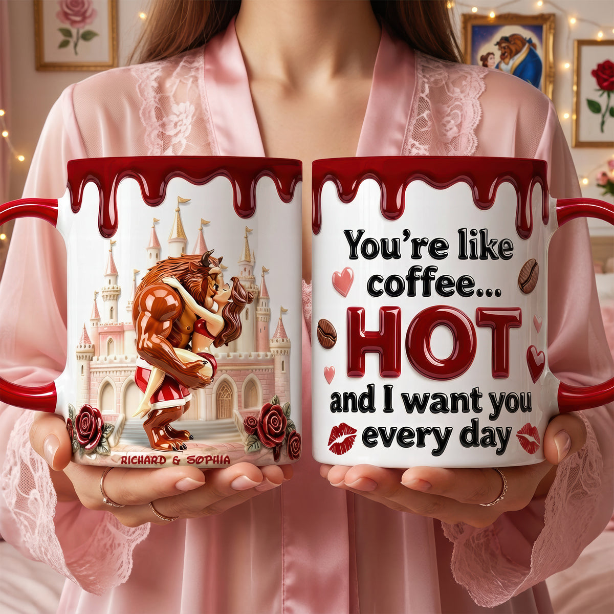 Naughty Couple Accent Mug - Personalized Gifts For Couple 03naqn100126-Homacus