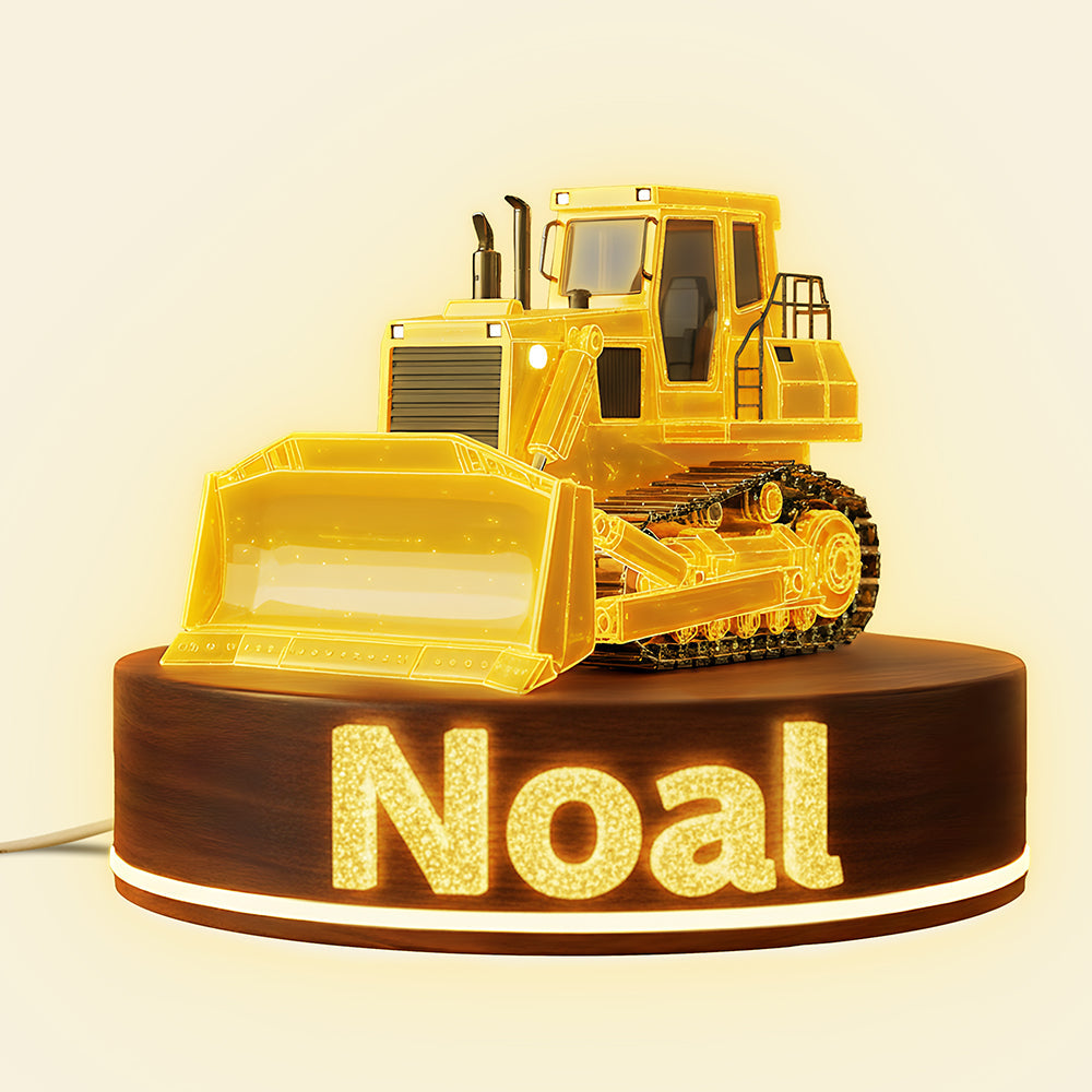 Building Construction Tractor Light Box - Personalized Gift For Kids 02HYTA061225-Homacus
