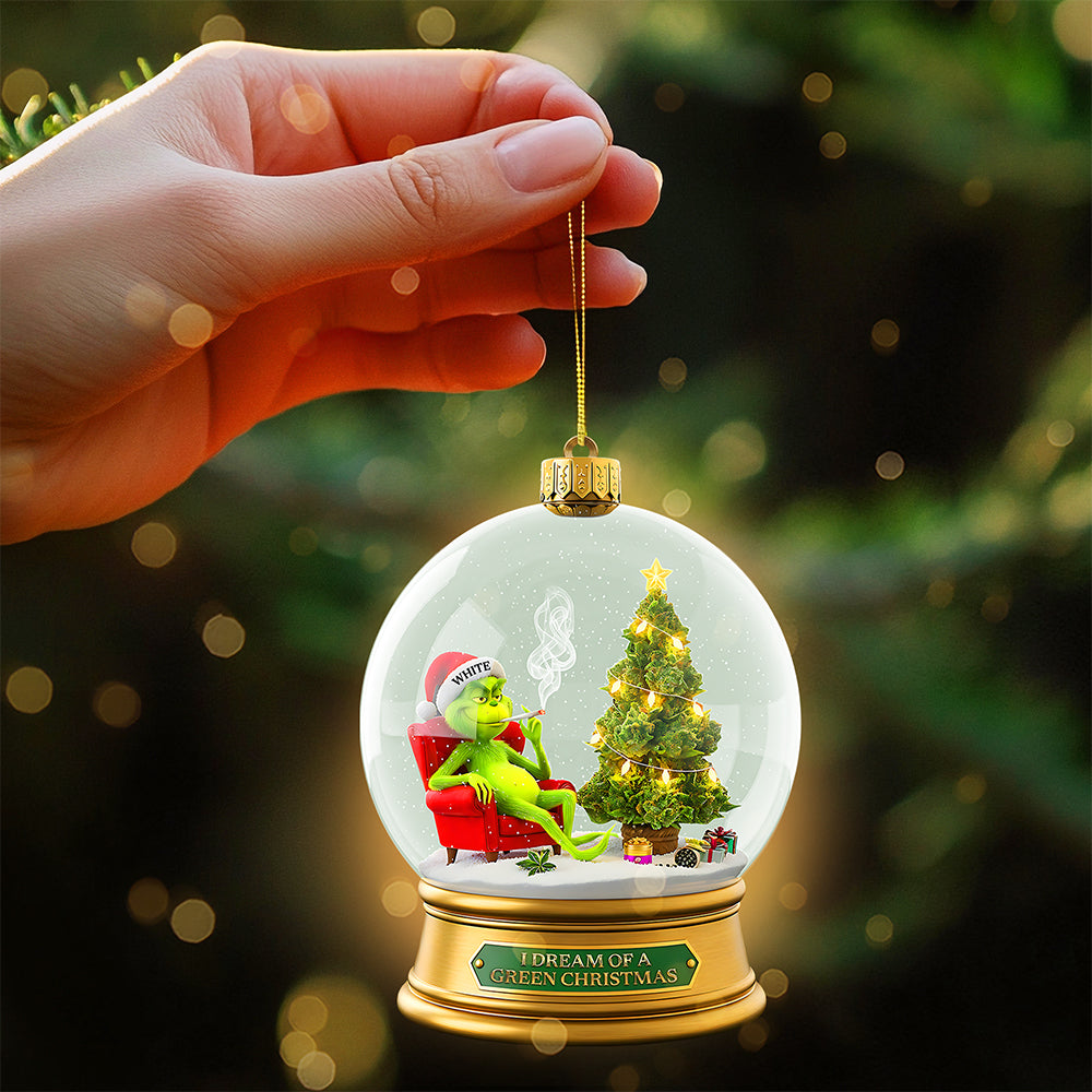 Green Chill Monster Ornament - Personalized Gifts For Herb Lovers 02tota120825-Homacus