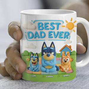 Best Dad Dog Ever Coffee Mug - Personalized Gifts For Father 02NAPU010525-Homacus
