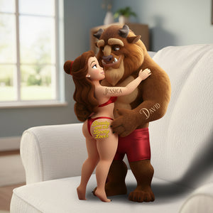 Sweetheart Duo Shaped Pillow - Personalized Gift For Couples 09NALU271125-Homacus