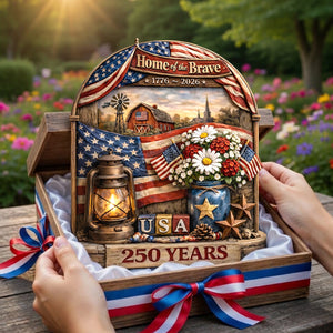 USA 250 Years Acrylic Plaque - Gifts For Patriotics 05TYLU170326-Homacus