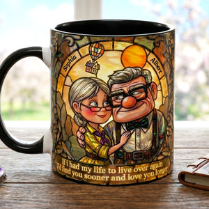 Timeless Love Couple Coffee Accent Mug - Personalized Gifts For Couple 04TOQN270126-Homacus