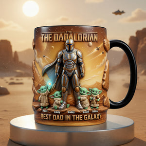 Leader Of The Coolest Crew Heat Changing Mug - Personalized Gifts For Dad Magic Mug 01TOQN210526-Homacus