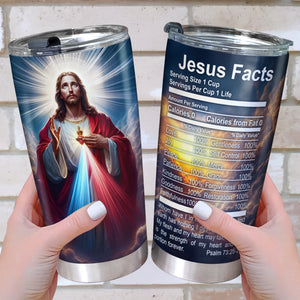 Gifts For Jesus Lover Tumbler, Jesus Facts 01XQLU180325-Homacus