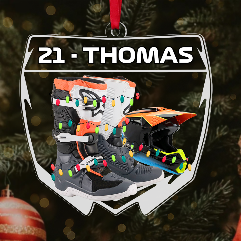 Personalized Gifts For Motocross Lovers Christmas Ornament 01hupu021124-Homacus