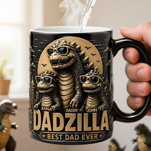 Giant Creature Dad Retro Magic Mug - Personalized Gifts For Dads 03nadt200526-Homacus