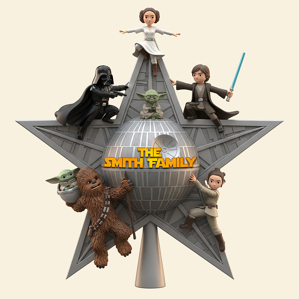 Personalized Gifts For Family Acrylic Christmas Tree Topper 01nata201125-Homacus