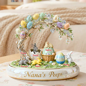 Cute Rabbit Under Easter Tree, Personalized Gifts For Grandma & Other Family Members 01qhmg300126-Homacus