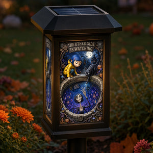 Gothic Fairytale Solar Power Garden Lamp - Personalized Gifts For Halloween 07haqn210826