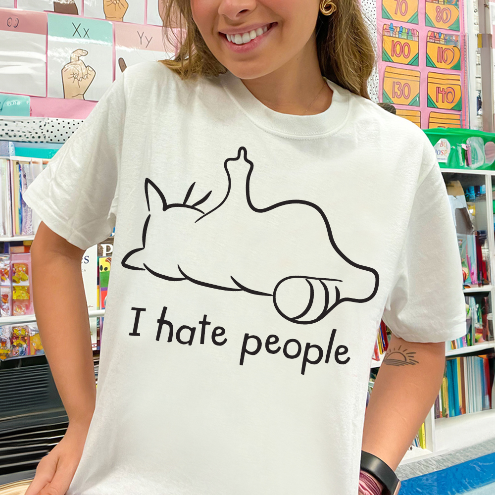 Gifts For Cat Lover Shirt I Hate People 03ACPU010325-Homacus